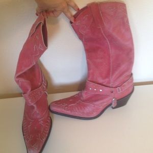 Red cowboy boots