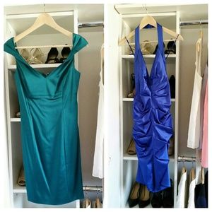 Emerald Green Calvin Klein Cocktail Dress