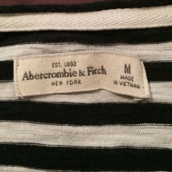Abercrombie and Fitch Striped Long Sleeved Shirt - Picture 2 of 3