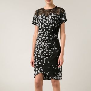 NWOT Sea New York  leopard and lace silk dress