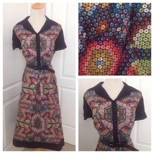 Novelty print Perler bead shirtdress 3X ModCloth