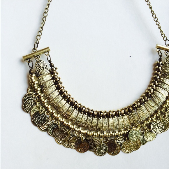 WOW SALE 🌟 Gold Coin Necklace bohemian - Picture 2 of 2