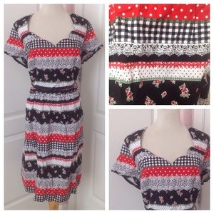 Cute Spring/Summer Cotton Shirtdress 3X Mod Cloth