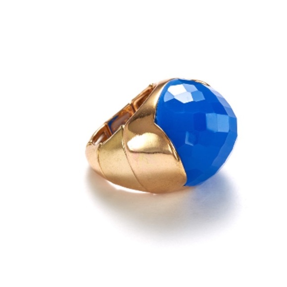 Leslie Dansiz blue rock statement ring - Picture 1 of 1
