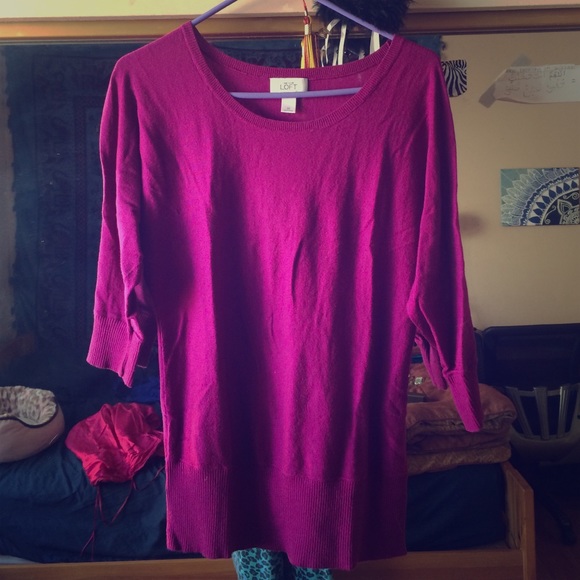 Ann Taylor purple shirt