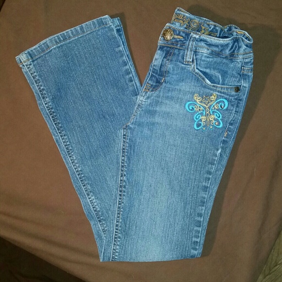SOLD IN BUNDLE..GIRLS... jeans size 10 - Picture 1 of 3