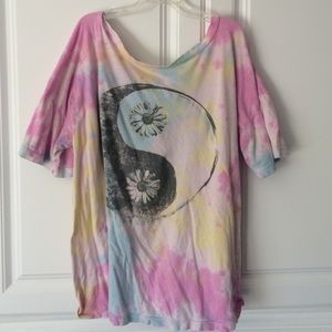 Urban outfitters tie dye hippie tee