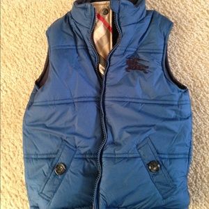 Reversible boys Burberry vest