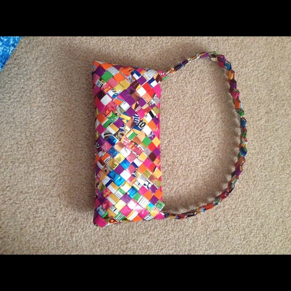 Candy wrapper purse