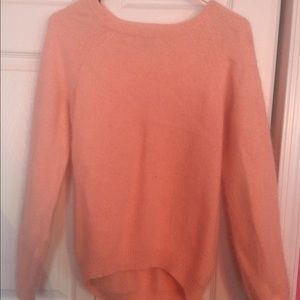 Pink fuzzy sweater from H&M