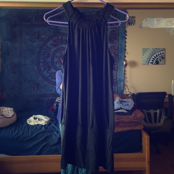 Black bubble dress