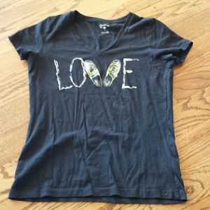 Converse lover black basic tee