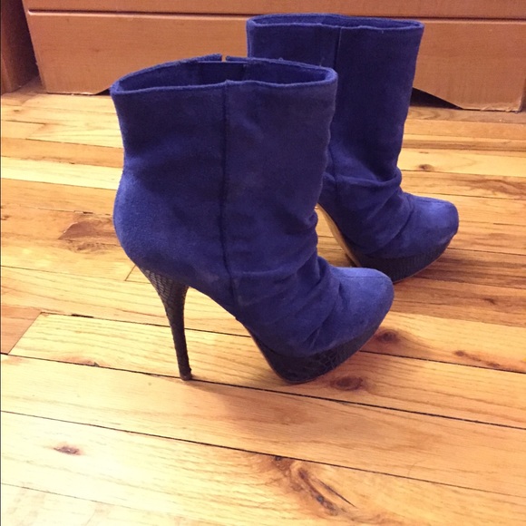 Blue Booties - Picture 2 of 3