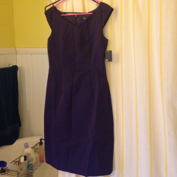 NWT fully lined purple sheath dress