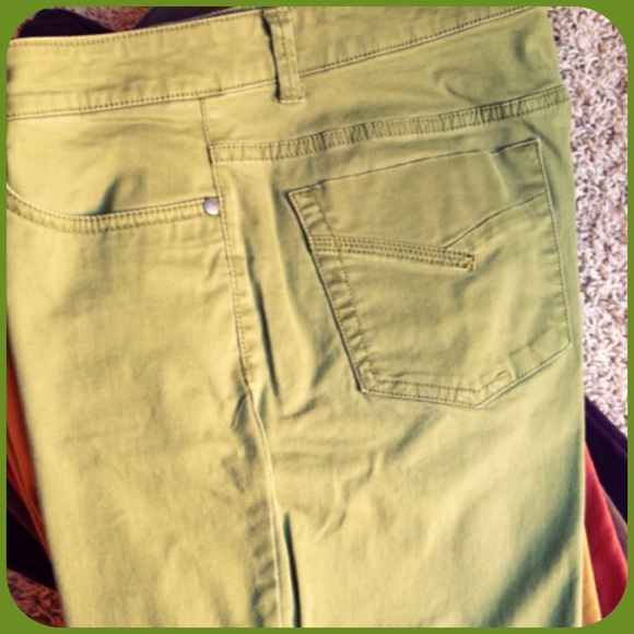 Special! TALL "Lizard" Jewel-Tone Twill Pants