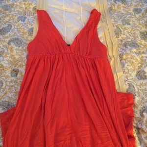 Coral J.Crew maxi dress