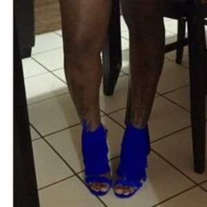 Fringly blue suede💙💙💙