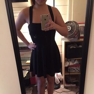 Forever21 Black skater Dress