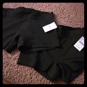 New balance black shorts, two pairs