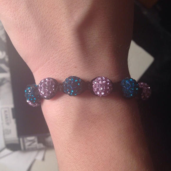 Disco ball bracelet
