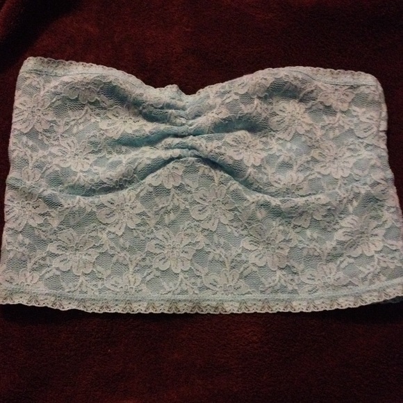 Forever 21 Blue Lace Bandeau