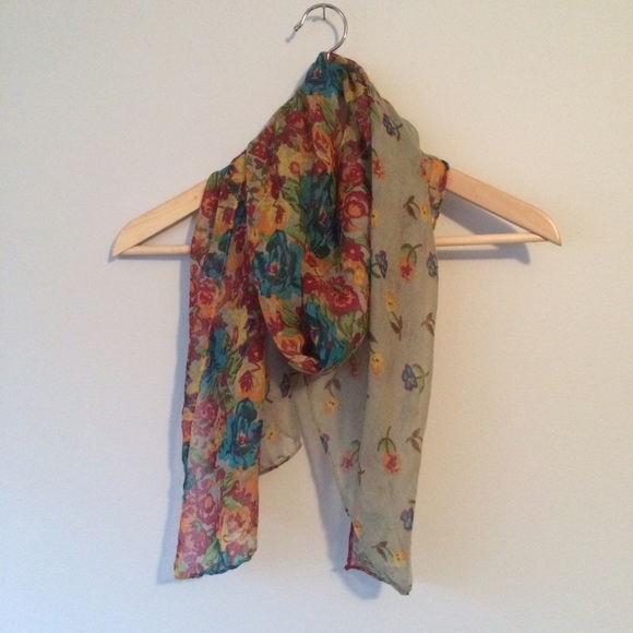 B2G1 Free! Floral Scarf