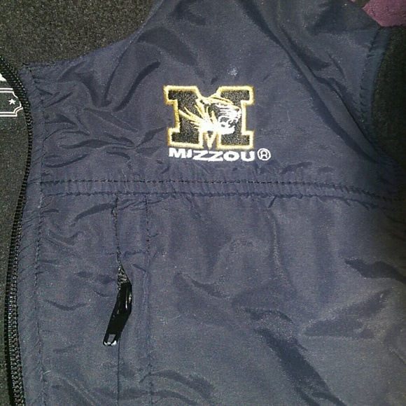 Mizzou tigars fleece jacket