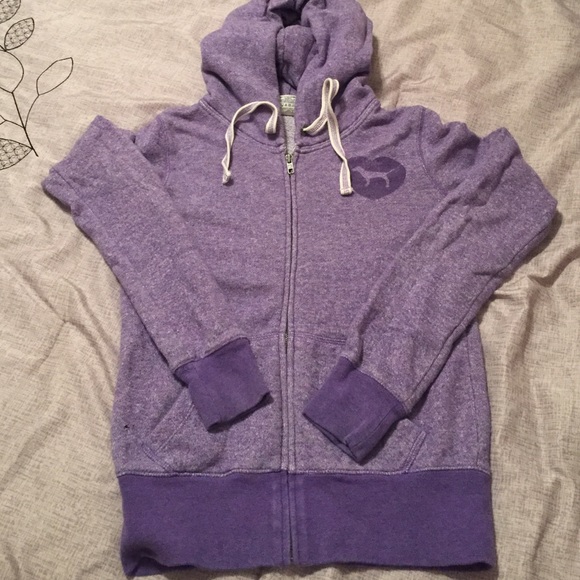Purple VS pink zip hoodie size small