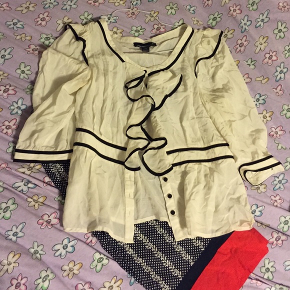 White forever 21 blouse