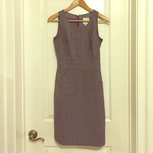 J.crew grey wear to work dress