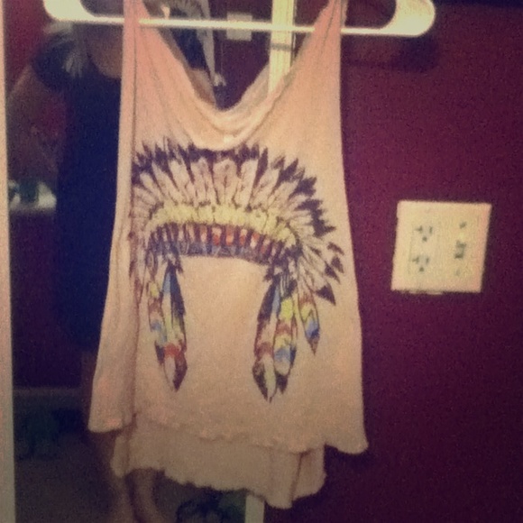 Indian head dress tanktop