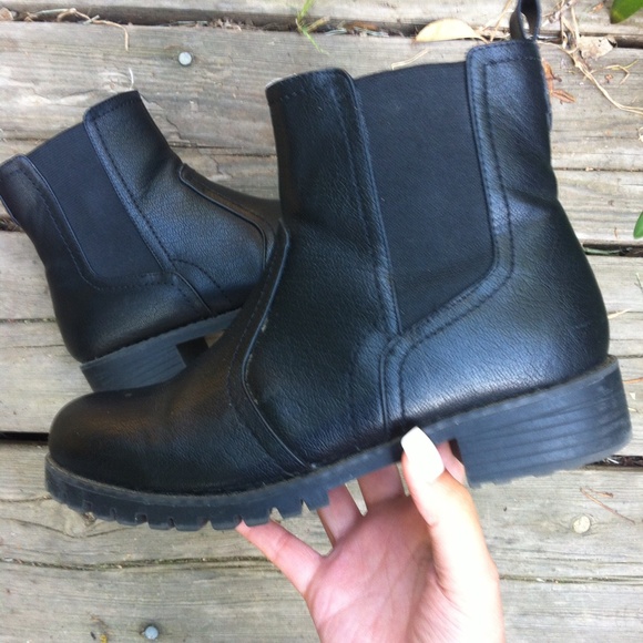 Black booties