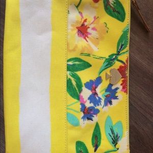 Kate Spade yellow clutch