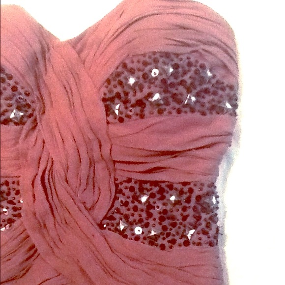 Studded Strapless Bustier Top
