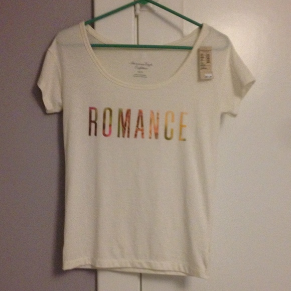 white romance t-shirt