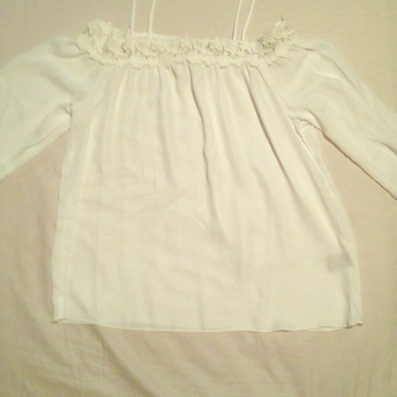 Boho off the shoulders top!