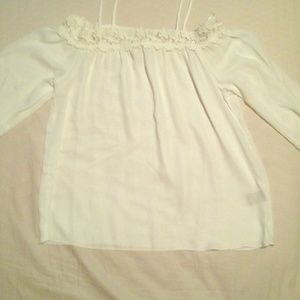 Boho off the shoulders top!