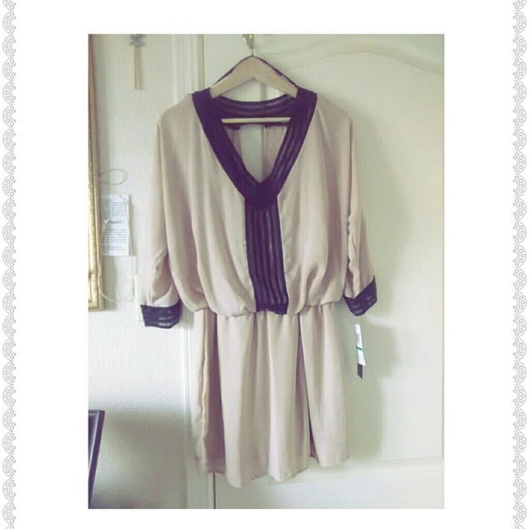 **SOLD**MyMichelle Stone Dress L