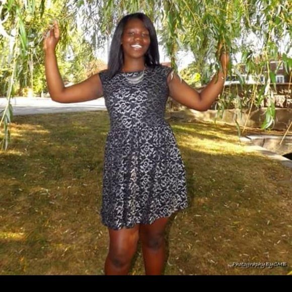 Black and Silver Dress