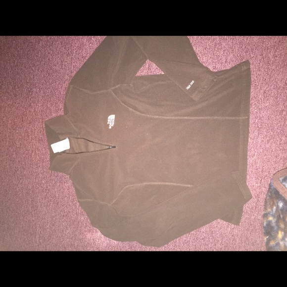 ( S ) Brown The North Face Fleece