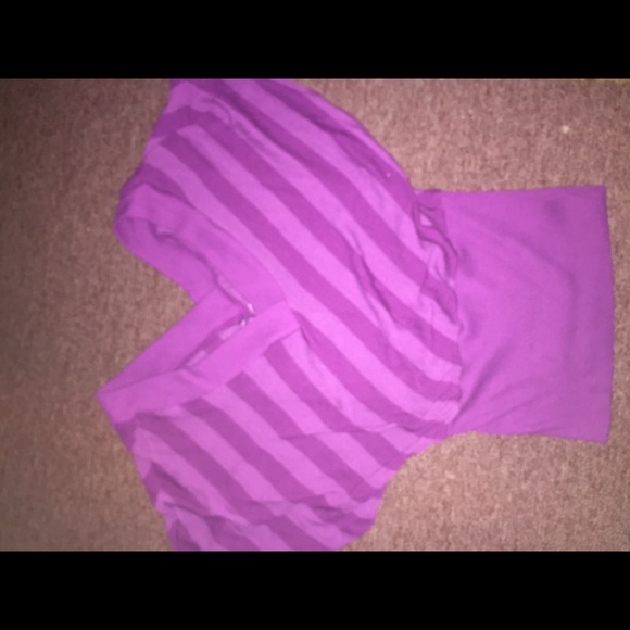 Striped flowy tight top