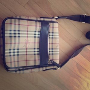 Authentic Burberry leather bag