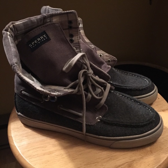 Sperry Top Sider High Top Shoes