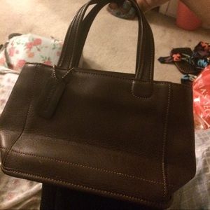 vintage leather coach purse