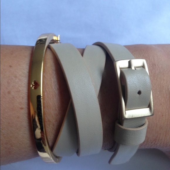 Narciso Rodriguez Leather Wrap Bracelet New in Box