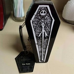 Disney nightmare before christmas tin coffin tote
