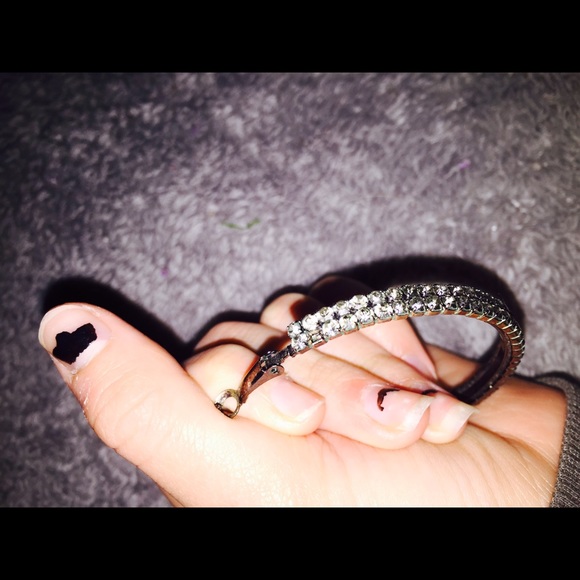 Sparkly Hoop Earrings❥ - Picture 4 of 4