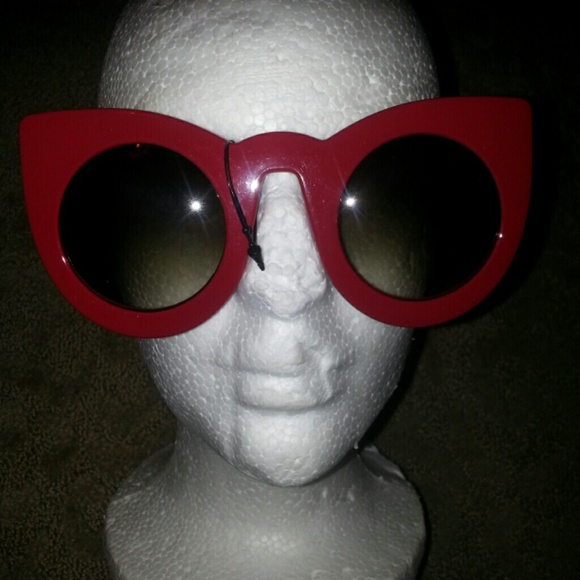 Red Retro  sunglasses