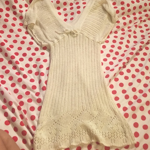 Knitted Mini Dress - small - $9