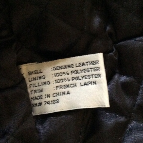 Leather jacket vintage - Picture 6 of 12